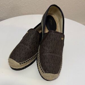 Michael Kors Brown and Black Espadrille